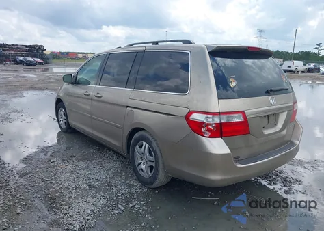 2005 Honda Odyssey Ex z USA, uszkodzony, nr VIN 5FNRL38475B402369